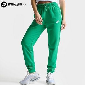 WOMEN'S NIKE SPORTSWEAR CLUB FLEECE MID-RISE JOGGER PANTS green size small